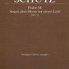 Schütz: Singet dem Herrn ein neues Lied  (Partituur)