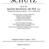 Schütz: Jauchzet dem Herren, alle Welt (Partituur)