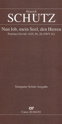Schütz: Nun lob, mein Seel, den Herren (Partituur)