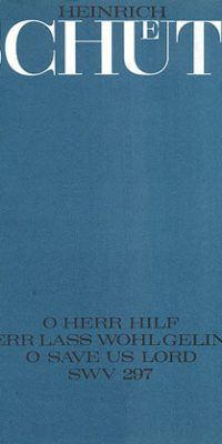 Schütz: O Herr, hilf, o Herr (SST, Cb, Org)