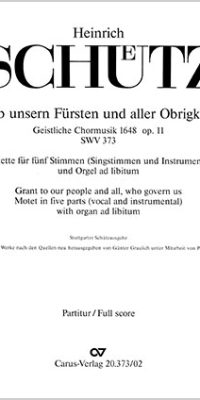 Schütz: Gib unsern Firsten