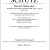 Schütz: Die mit Tränen Säen SWV 378