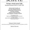 Schütz: Tröstet, tröstet mein Volk