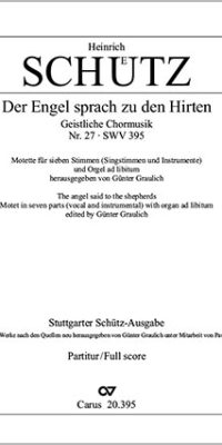 Schütz: Der Engel sprach zu den Hirten