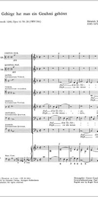 Schütz: Auf dem Gebirge
