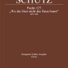 Schütz: Wo der Herr nicht das Haus bauet