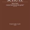 Schütz: Mein Sohn, warum hast du uns das