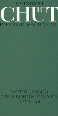 Schütz: Vater unser, der du bist im Himmel (Partituur)