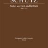 Schütz: Siehe, wie fein und lieblich ist aus Symphoniae Sacrea III (Partituur)