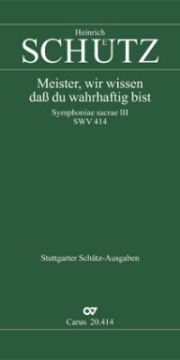 Schütz: Meister, wir wissen, daß du wahrhaftig