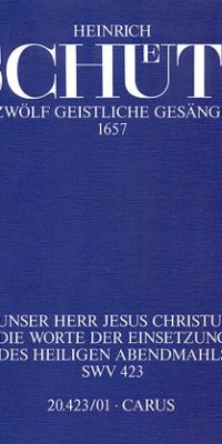 Schütz: Unser Herr Jesus Christus