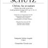 Schütz: Christe fac, ut sapiam (full score without cover)