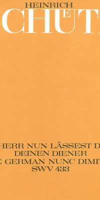 Schütz: Herr, nun lässest du deinen Diener(II)