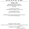 Schutz: Psalm 100 Jauchzet dem Herren, alle Welt