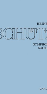 Symphoniae sacrae II [Gesamtausgabe, Bd. 11]