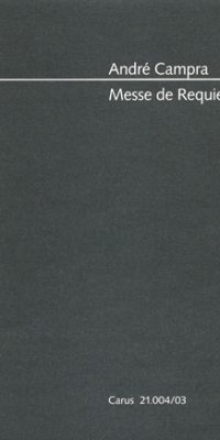 Andre Campra: Messe de Requiem (Vocal Score)