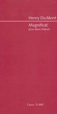 Henry Du Mont: Magnificat (Partituur)