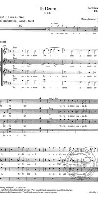 Marc-Antoine Charpentier: Te Deum (Koorpartituur)