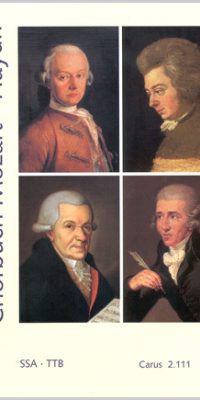 Chorbuch Mozart-Haydn I -geistliche Werke SSA-TTB