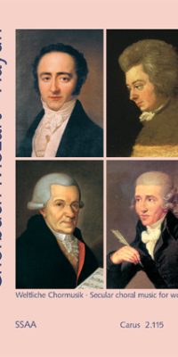 Chorbuch Mozart / Haydn V [weltliche Werke SSAA]