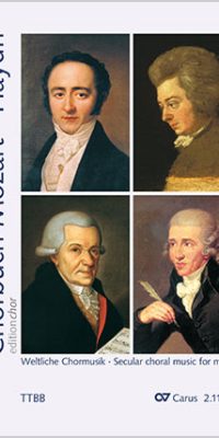 Chorbuch Mozart / Haydn VI [weltliche Werke TTBB]