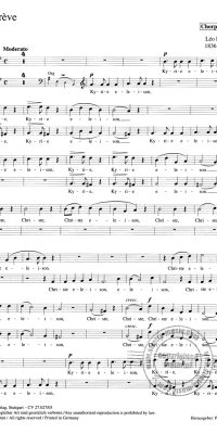Leo Delibes: Messe Brève (Koorpartituur)