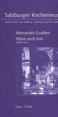 Alessandro Gualtieri: Missa sexti toni a due cori (Partituur)