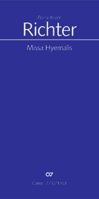 Richter: Missa in A (Vocal score)
