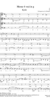 Messe 4 voci in g