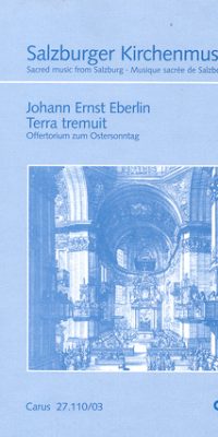 Eberlin: Terra tremuit (Vocal Score)