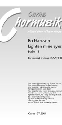 Lighten mine eyes