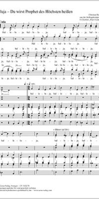 Halleluja - Du wirst Prophet des H?chsten hei?en