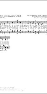 Gelobet seist du, Jesu Christ