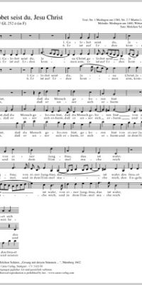 Gelobet seist du, Jesu Christ