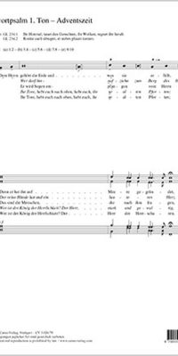 Antwortpsalm 1. Ton - Adventszeit