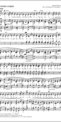 Edward Elgar: Ave Verum Corpus