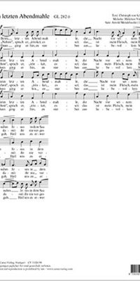 Mendelssohn: Beim letzten Abendmahle