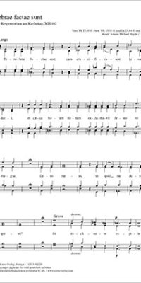 Tenebrae factae sunt