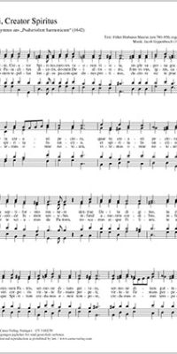 Jacob Gippenbusch: Veni, Creator Spiritus (SATB)