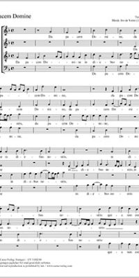 Ivo de Vento: Da pacem Domine