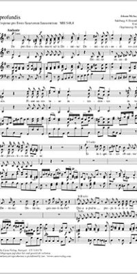 Johan Michael Haydn: De Profundis (SSA)
