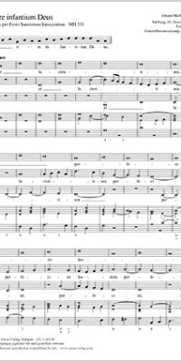 Johann Michael Haydn: Ex Ore Infantium Deus