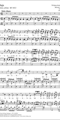 Mozart: Halleluja Aus Exsultate Jubilate KV 165
