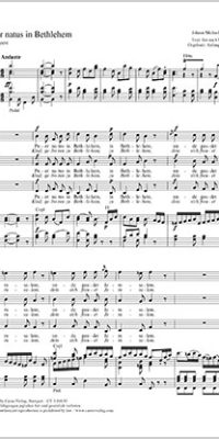 Johann Michael Haydn: Puer Natus in Bethlehem