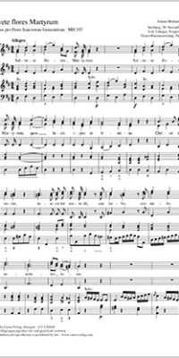 Johann Michael Haydn: Salvete flores Martyrum