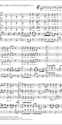 Haydn: Gloria MH 837 (Partituur)