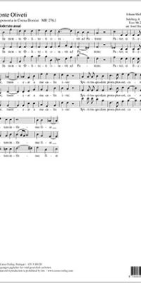Haydn: In monte Oliveti MH 276,1 (Partituur)