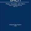 Bach: Kantate BWV 119 Preise, Jerusalem, den Herrn (Vocalscore)
