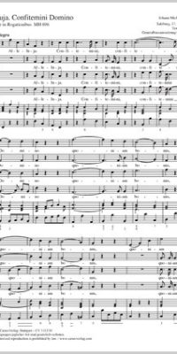 Haydn: Alleluja. Confitemini Domino MH 696 (Partituur)