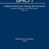 Bach: Kantate BWV 123 Liebster Immanuel, Herzog der Frommen (Vocalscore)